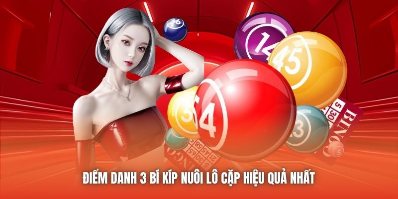 Điểm danh 3 bí kíp nuôi lô cặp hiệu quả nhất 